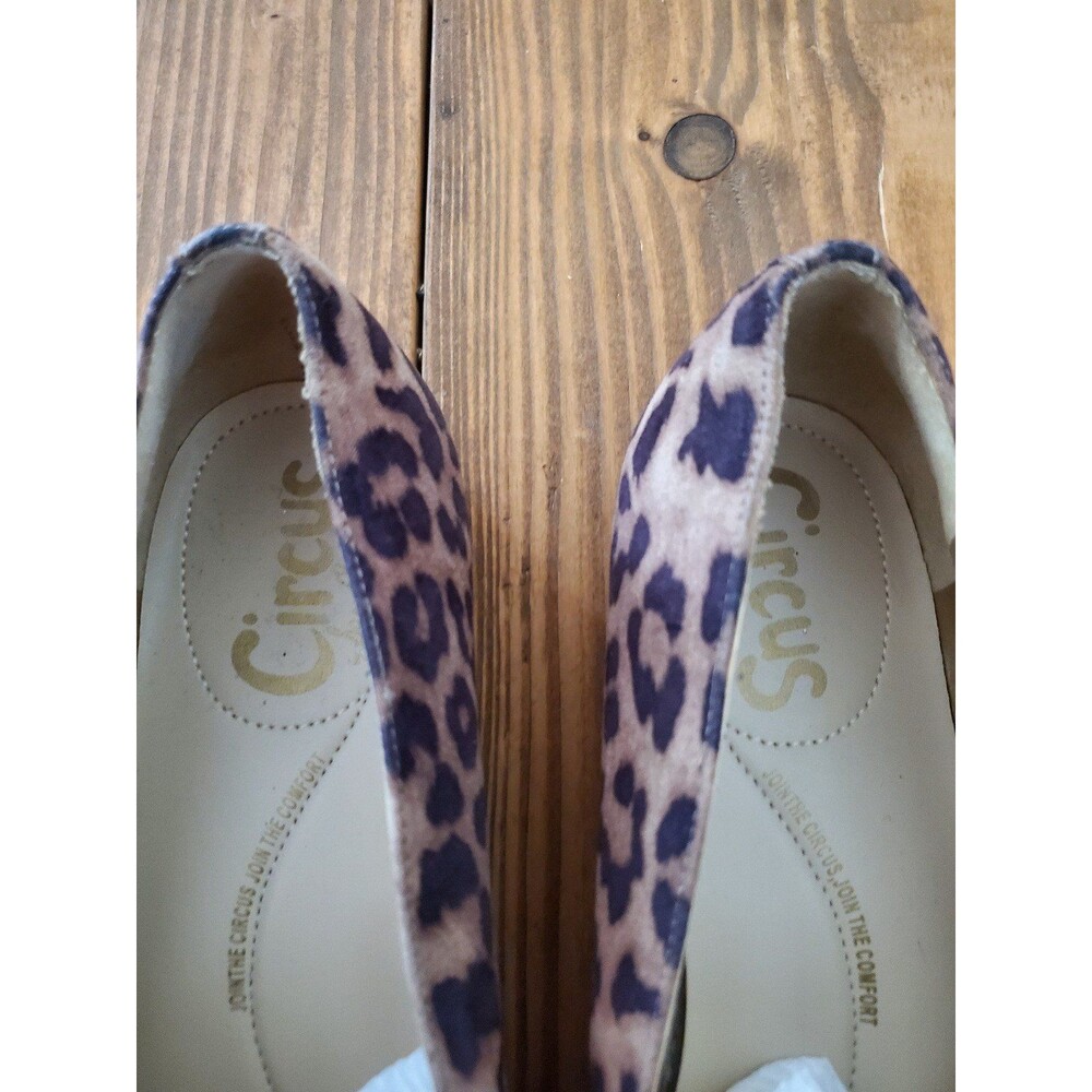 Sam Edelman Circus Leopard Loafers Shoes Slip Ons Size 8.5 - Picture 2 of 6